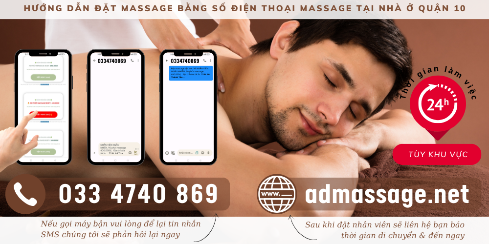 SỐ ĐIỆN THOẠI MASSAGE TẠI NHÀ Ở QUẬN 10 